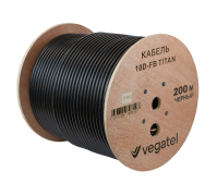 Кабель коаксиальный VEGATEL 10D-FB (Titan, черный)