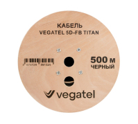 Кабель коаксиальный VEGATEL 5D-FB (Titan, черный)