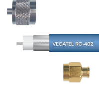 Кабельная сборка VEGATEL RG-402 (SMA-male - N-male) 2м