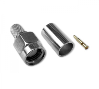 Кабельная сборка VEGATEL RG-58 A/U Cu (ГОСТ, PE, черный) (SMA-male - SMA-female) 2м