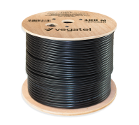 Кабель VEGATEL RG-213 Cu (ГОСТ, PVC, черный)