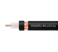 Кабель VEGATEL RG-213 Cu (ГОСТ, PVC, черный)