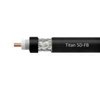 Кабельная сборка 5D/FB (Titan, черный) (N-female - SMA-male) 1м