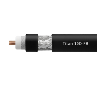 Кабель коаксиальный VEGATEL 10D-FB (Titan, черный)